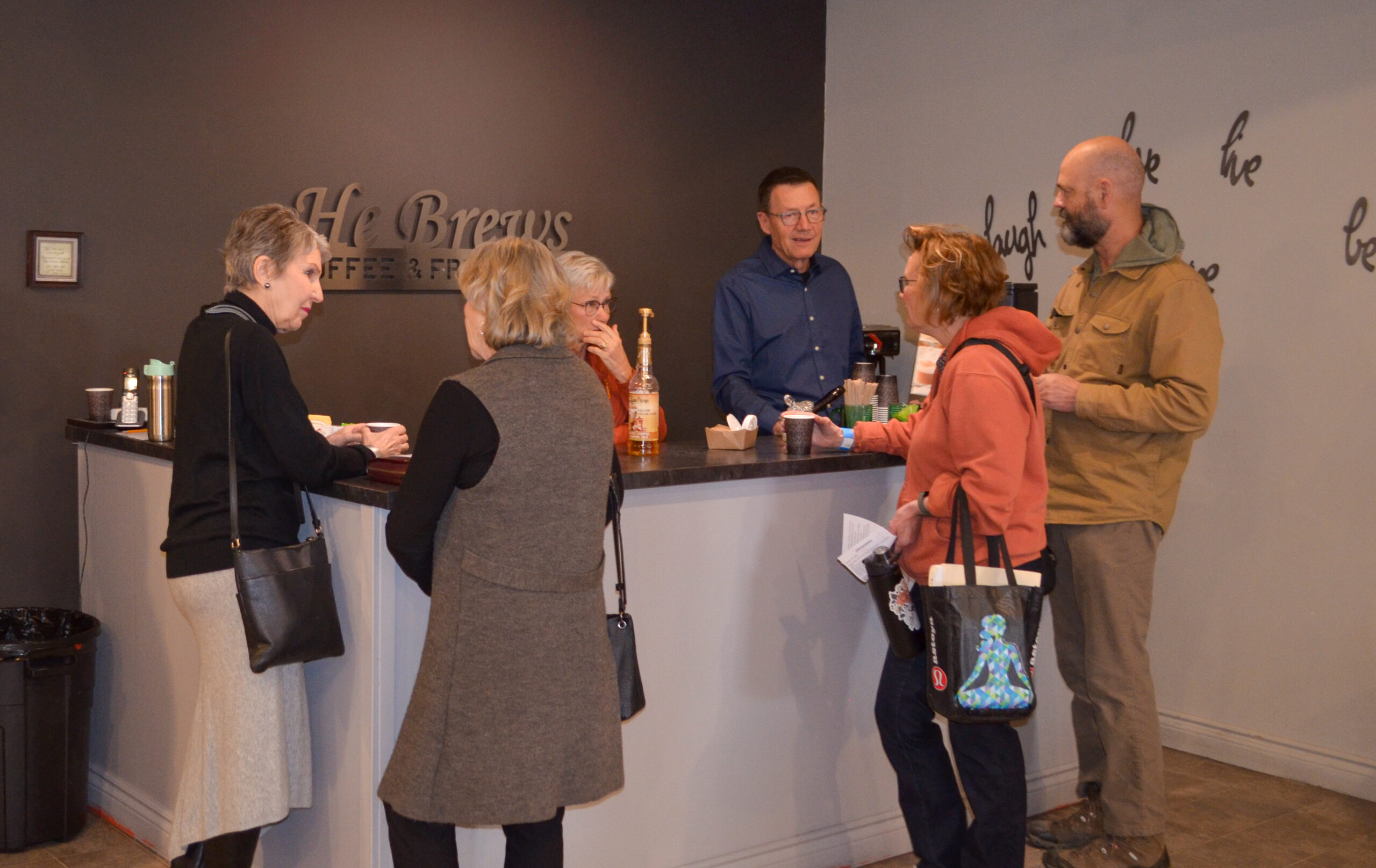 Coffee and fellowship at NLSC